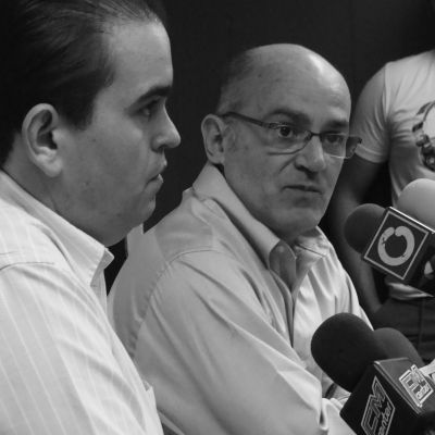 Carlos Correa y Feliciano Reyna, representantes del Foro por la Vida y Sinergia