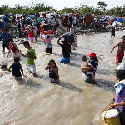 Frontera Colombianos expulsados de Venezuela