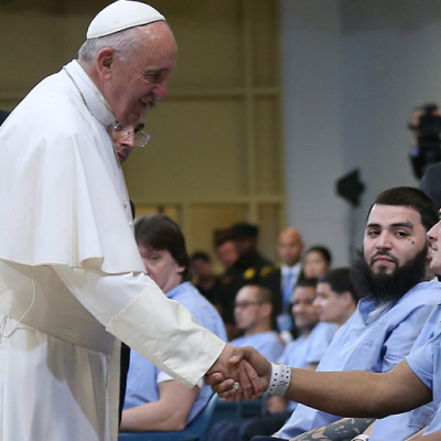EFE - Visita del Papa a la cárcel Curran EEUU