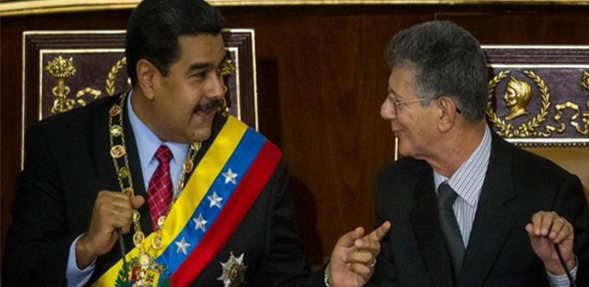 Ramos allup y Maduro