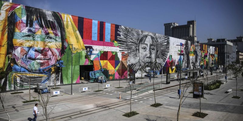 Gigantesco mural simbolizará unión de etnias de cinco continentes en Río 2016