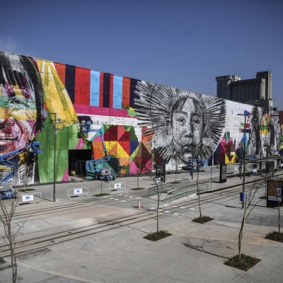 Gigantesco mural simbolizará unión de etnias de cinco continentes en Río 2016