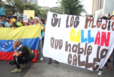 Protest by students continues in Venezuela