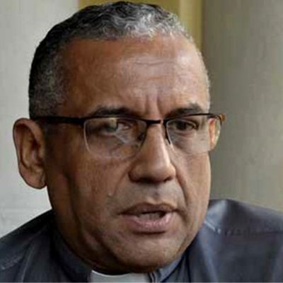 Monseñor Victor Hugo Basabe, obipso de San Felipe - Venezuela víctima del robo en su residencia -