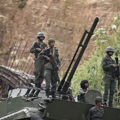 Venezuela Military Prepares Against International Threat As The U.S. Announces New Sanctions