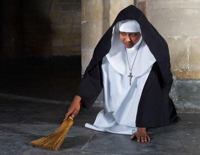 web3-nun-cleaning-sweeping-brush-church-shutterstock_212791855-anneka-ai