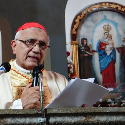 1 Cardenal Porras durante la homilía este 24 julio en Caracas