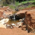 Característica geográfica de zonas cercanas a las minas, estado Bolívar. Venezuela. Foto: Karla Avila M.
