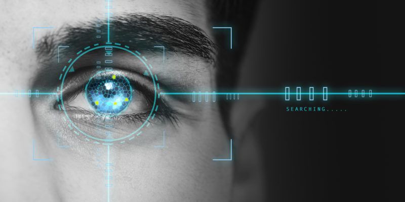 biometric hi tech security retina scan