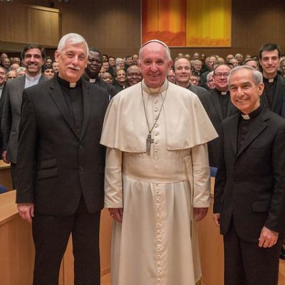 Jesuitas con el Papa Francisco