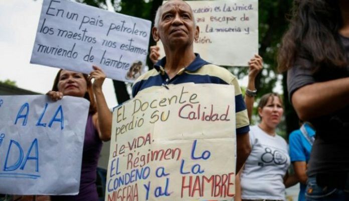 Protesta docente