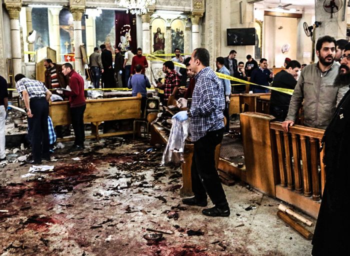 Explosión iglesia egipto