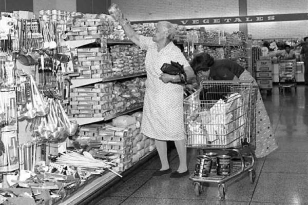 Supermercado de Caracas en 1976