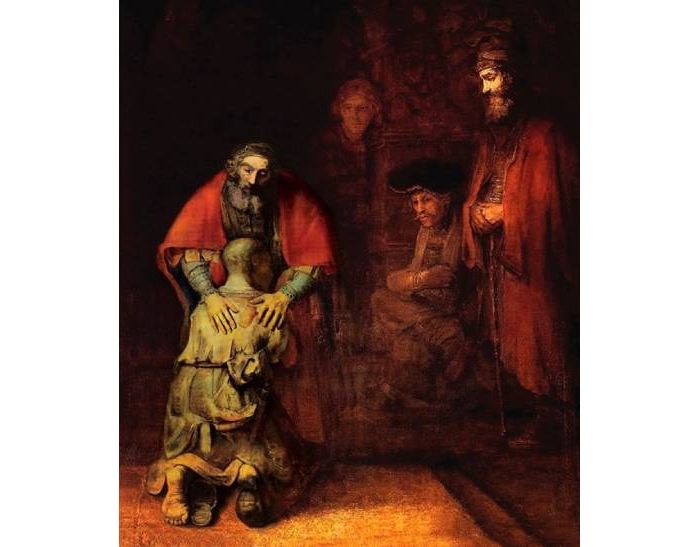 El retorno del hijo pródigo , por el pintor holandés Rembrandt