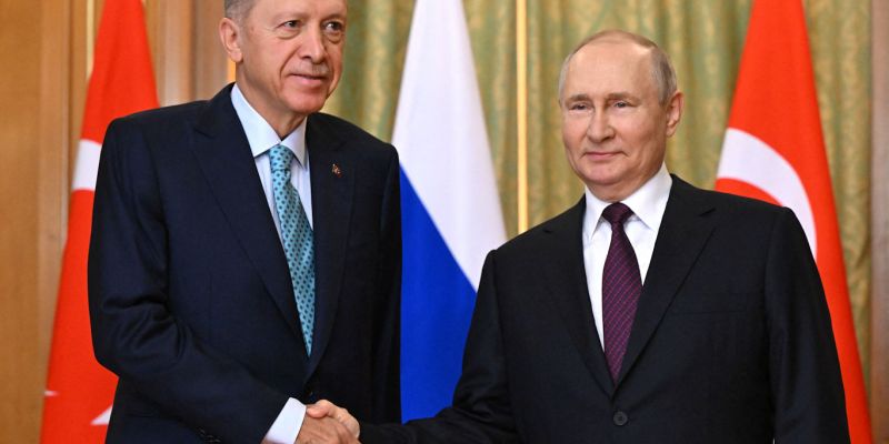 Russian President Putin and Turkish President Erdogan meet in Sochi