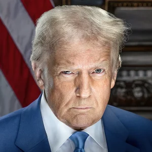 Foto oficial de donal trump