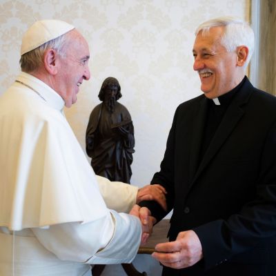Arturo Sosa y papa Francisco