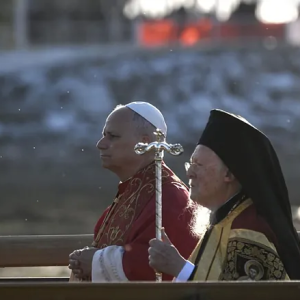 Papa leon y lider ortodoxo