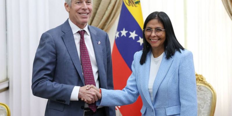 Delcy Rodríguez, min energía Trump